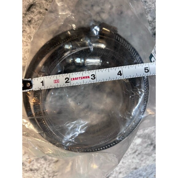 06729 SAE Hose Clamps #72 Trade Worm Gear Stainless Steel 1 Lb Pack Of 12 - Picture 4 of 4